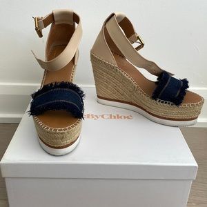 SeeByChloe Glyn Wedge Espadrilles